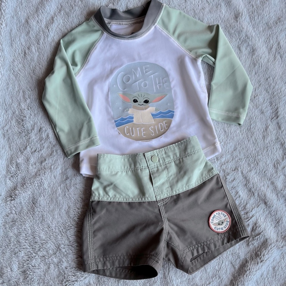 Baby Gap 2 Piece Star Wars Swim Set